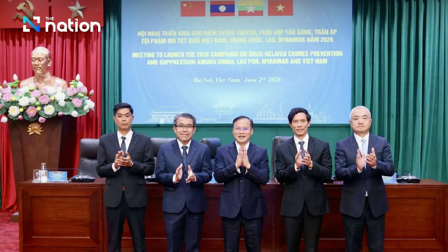 Vietnam, Tiongkok, Laos, dan Myanmar Sepakat Kampanye Anti-Narkoba Bersama 3 Bulan